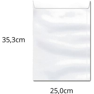 Envelope Saco Scrity Papel Off Set 90g 250x353MM Branco