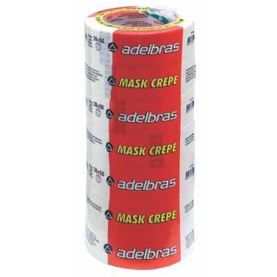 Fita Crepe 710 Mask Crepe 36mmx50m sem Resíduo Adelbras