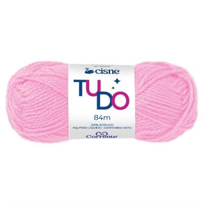 Fio para Tricô e Crochê Cisne Dprimera 00430 Rosa Bebê Coats Corrente