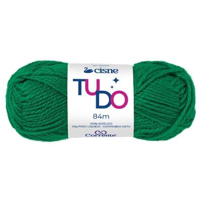 Fio para Tricô e Crochê Cisne Dprimera 00747 Verde Natal 40g