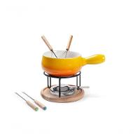 Conjunto Para Fondue 9 Peças - Amarelo - Brinox Amarelo Brinox - 2