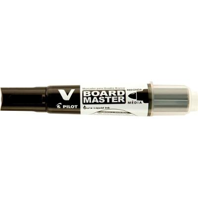 Pincel para Quadro Branco Pilot V Board Master WBMA-VBM 12 Unidades Preto