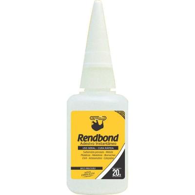 Cola de Alta Resistência Rendbond 01 Instantânea 20g Rendicolla