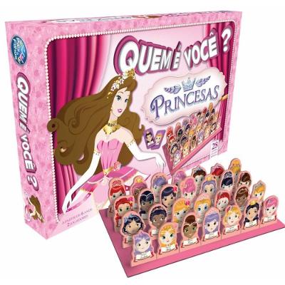 Jogo de Tabuleiro Quem É Você Princesas de Adivinhação Pais & Filhos