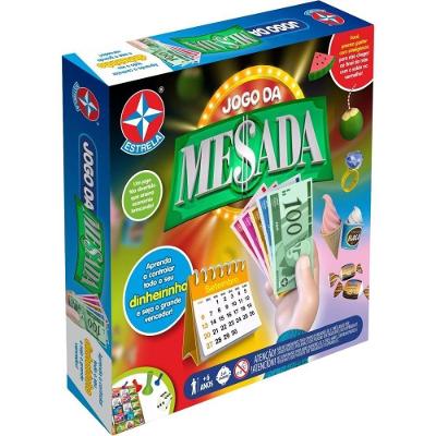 Jogo de Tabuleiro Jogo da Mesada para 2 a 6 Jogadores Estrela