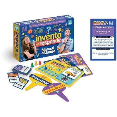 Jogo de Tabuleiro Inventa Ou Responde 300 Questões Nig Brinquedos