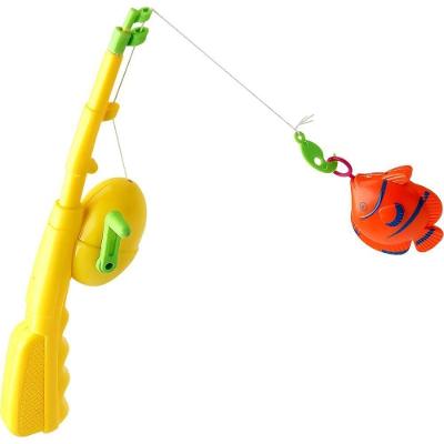 Jogo Infantil Pega Peixe com Vara e Rede e 8 Peixes Art Brink