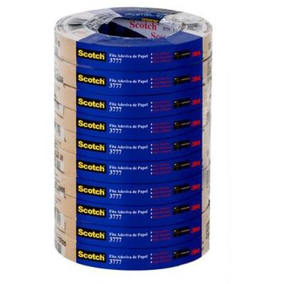 Fita Empacotamento Scotch 3777 Papel Liso 18MMX50M Marrom