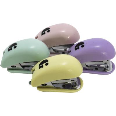 Grampeador Mini Gramp Line GE-1049 Pastel com Extrator 12 Folhas