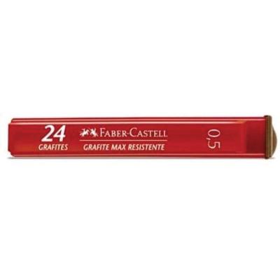 Grafite para Lapiseira Faber-Castell Polymer HB 0.5MM 14 Tubos 24 Unidades