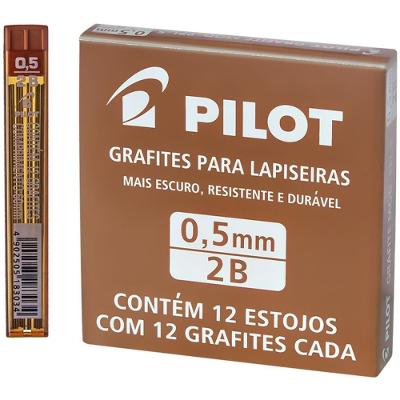 Grafite Pilot 0.5mm 2B 12 Tubos com 12 Minas
