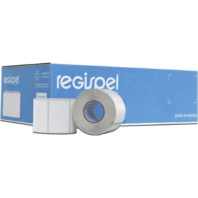 Etiqueta Térmica Balança 40x40mm 21,5m sem Barreira Regispel