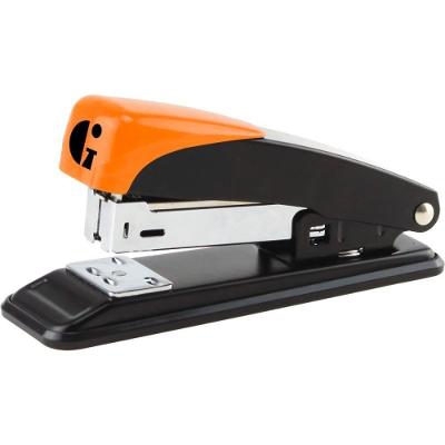 Grampeador Metal Gramp Line GE-1035 Até 15 Folhas Preto e Laranja