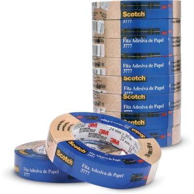Fita Empacotamento Scotch 3777 Papel Liso 24MMX50M Marrom
