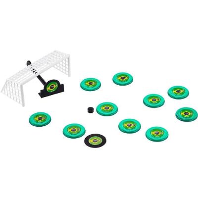 Futebol de Botão Cristal 2 Seleções Brasil e Espanha com Goleiros Gulliver
