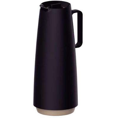 Garrafa Térmica Exata 1L Ampola de Vidro Corta-Pingos Preta Tramontina