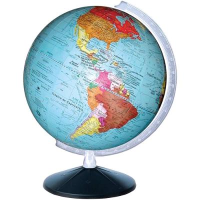 Globo Terrestre Procalc Studio Politico 30cm Plástico PS Colorido