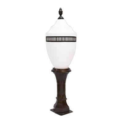 Poste de Jardim Belmonte Colonial Alumínio Fundido 120cm Preto