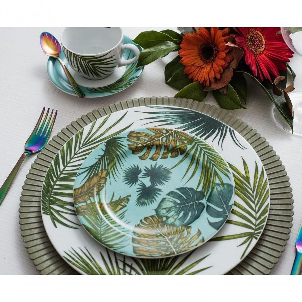 Conjunto De Xícara De Chá Com Pires 06 Peças Patrícia - 4