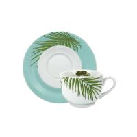 Conjunto De Xícara De Chá Com Pires 06 Peças Patrícia - 2