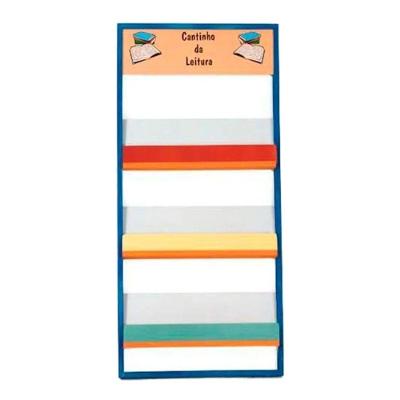 Brinquedo Educativo Cantinho da Leitura 120x55x4cm MDF Sonho de Criança