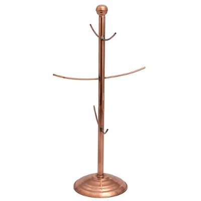 Suporte Copos Canecas Xícaras 006J-M.Arte Desmontável Cobre Puro Cozinha Metal Arte