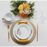 Conjunto De Xícara De Chá Com Pires 06 Peças Eterna Schmidt - 7