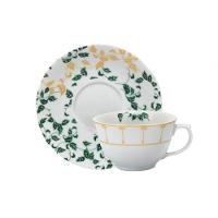 Conjunto De Xícara De Café Com Pires 06 Peças Outono Schmidt - 2