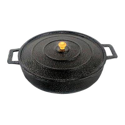 Frigideira Alumínio Fundido Craqueada Preta 30CM 3,5L Diviforte