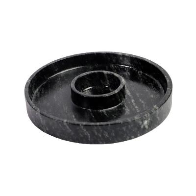 Prato com Molheira 009-INDSJ Pedra Sabão Servir Carnes 28CM Industria São Jose