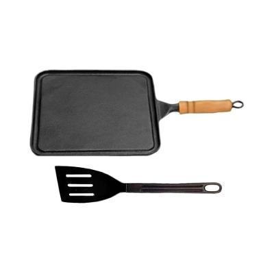 Bifeteira Antiaderente Quadrada 23x23cm Alumínio Batido com Espátula de Nylon Alumínios Vitória