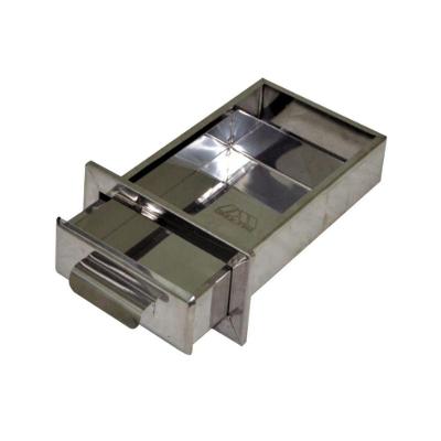 Gaveta Cinzeiro Lareira Aço Inox 46x32x6cm Inox Metalmig Popular