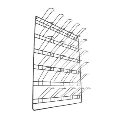 Suporte para Copos de Parede Arame Galvanizado 30 Unidades Escorredor Organizador Aramefer