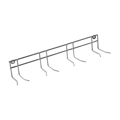 Suporte Condimentos e Papel Toalha de Parede 8x30cm Inox Aramefer