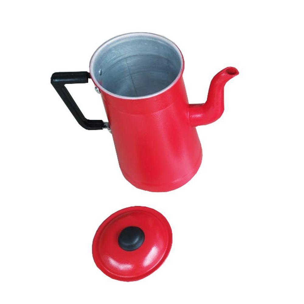 Conjunto De Café Vermelho Craqueado 3 Peças Extang - 3