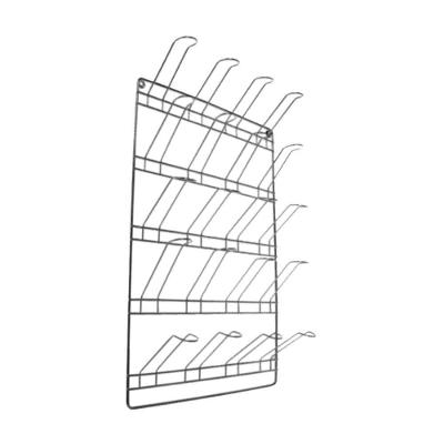 Suporte para Copos de Parede Simples 20 Unidades Arame Galvanizado Organizador Aramefer