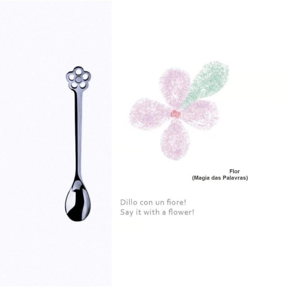 Conjunto De 6 Colheres Café Chá Prata Da Sorte Kiss Bugatti - 8