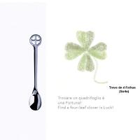 Conjunto De 6 Colheres Café Chá Prata Da Sorte Kiss Bugatti - 7