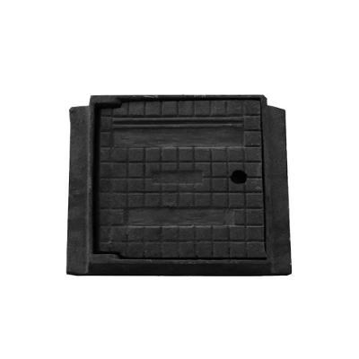 Tampa Tampão de Chão T5 Articulado Ferro Fundido 19x19cm