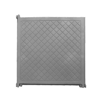 Tampa Tampão Articulado Ferro Fundido com Cadeado Cisterna 60x60cm Fundição Unicláudio