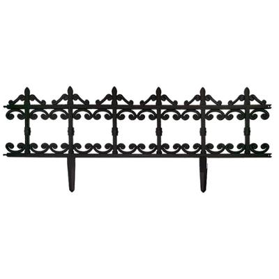Grade Decorativa Jardim Ferro Fundido Cerca Sacada Varanda 24x86cm