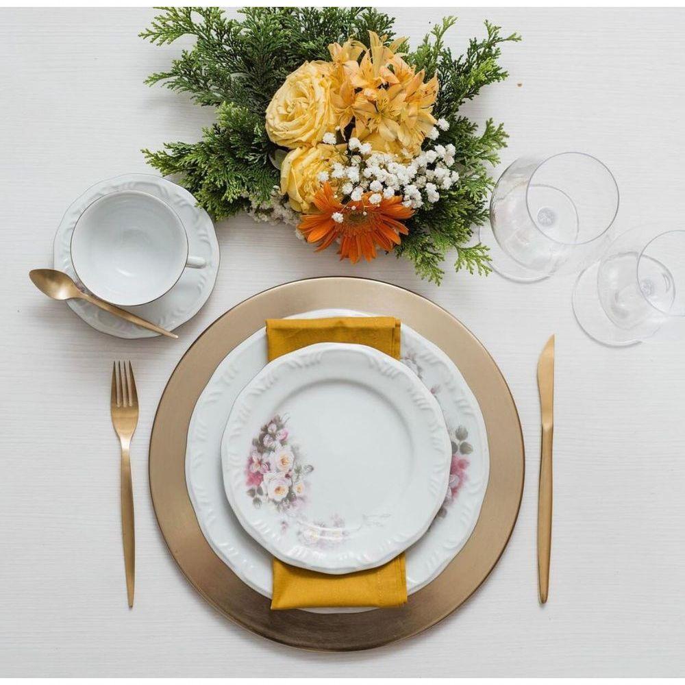 Conjunto De Xícara De Café Com Pires 06 Peças Eterna Schmidt - 6