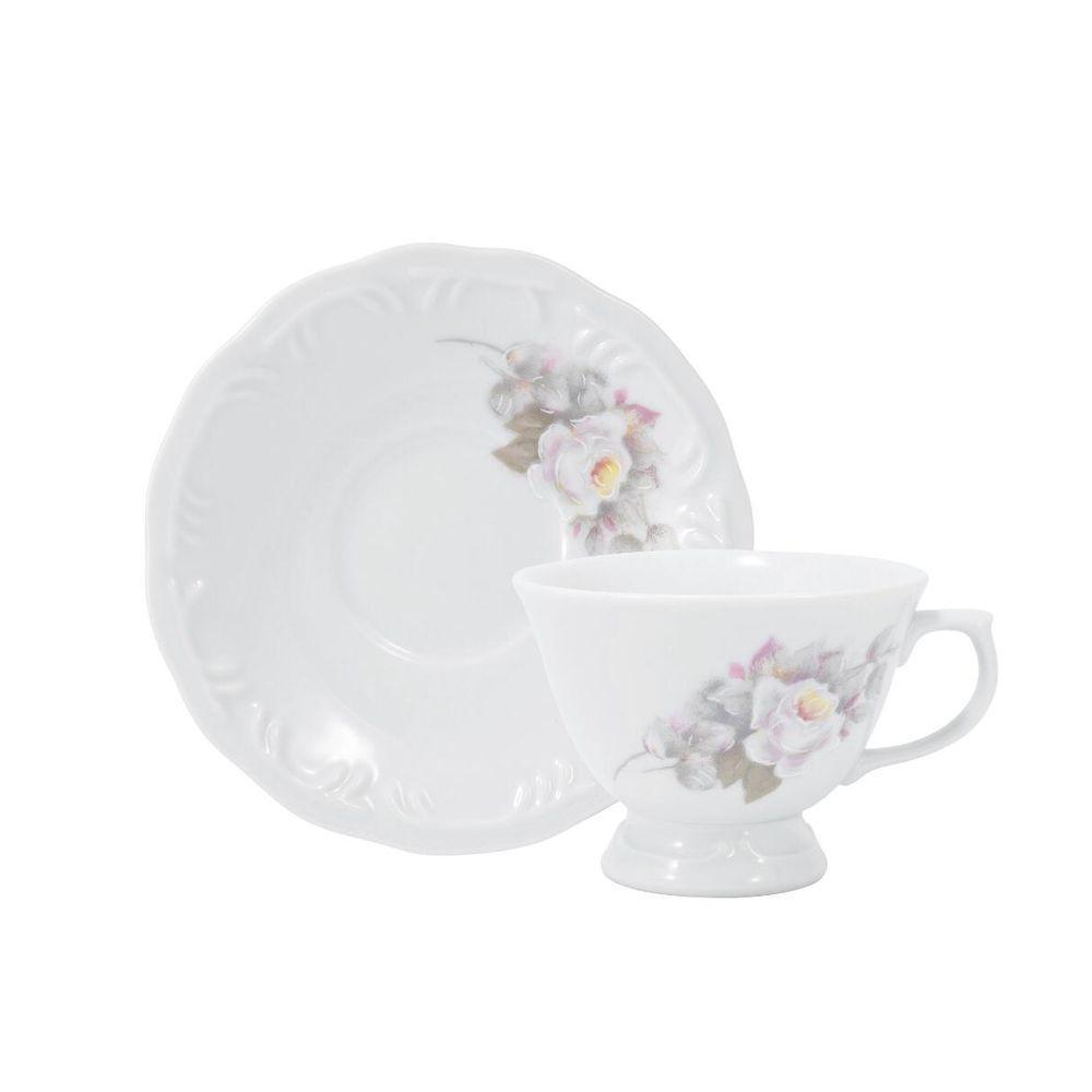 Conjunto De Xícara De Café Com Pires 06 Peças Eterna Schmidt - 7