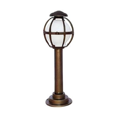 Poste Colonial Montividéu para Jardim Alumínio 57cm Luminárias N. Sra. da Guia