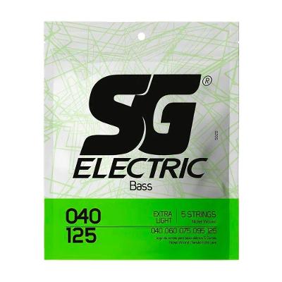 Encordoamento Contrabaixo 5 Cordas SG Light Nickel Wound 040 Izzo