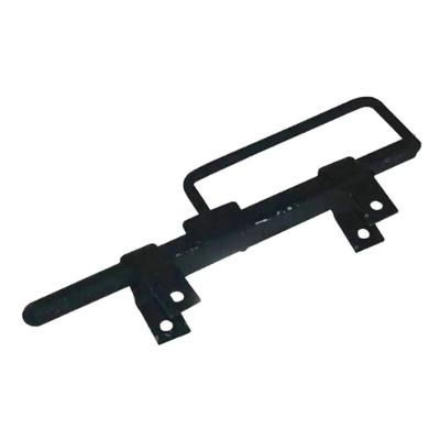 Trinco Cavalo com Alça para Portão e Porteira Aço 280mm Preto Metasal