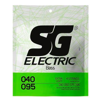 Encordoamento Contrabaixo SG Níquel Extra Light 4 Cordas 040 Izzo