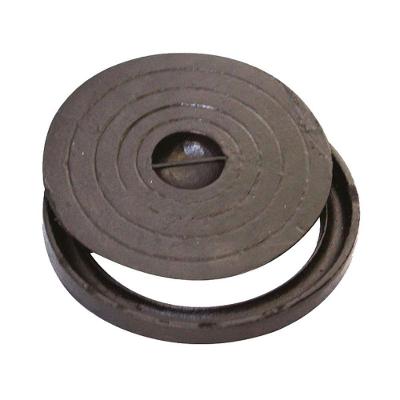 Tampa Tampão de Chão Ferro Fundido Aterramento 25cm Fundição Unicláudio