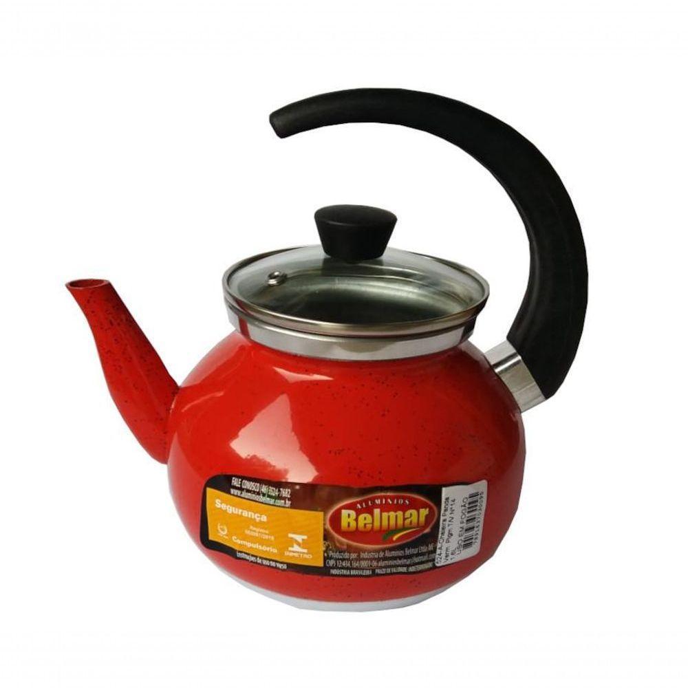 Jogo De Café Completo 5 Peças Vermelho Pigmentado Belmar - 3