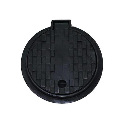 Tampa Tampão de Chão T30 Articulado Ferro Fundido 30cm Preto